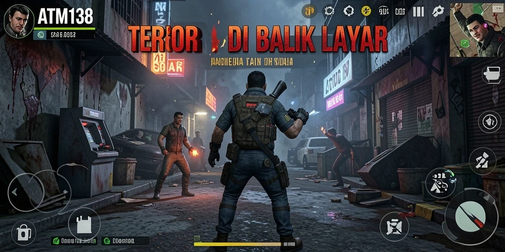 Gameplay menyeramkan dalam ATM138 dengan suasana menakutkan dan penuh kejutan.