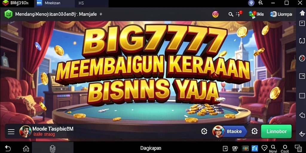 Tampilan utama gameplay BIG777 dengan elemen Tycoon yang menarik.