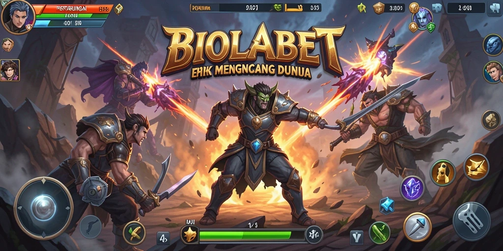 Tangkapan layar gameplay BIOLABET menunjukkan aksi pertarungan yang intens.
