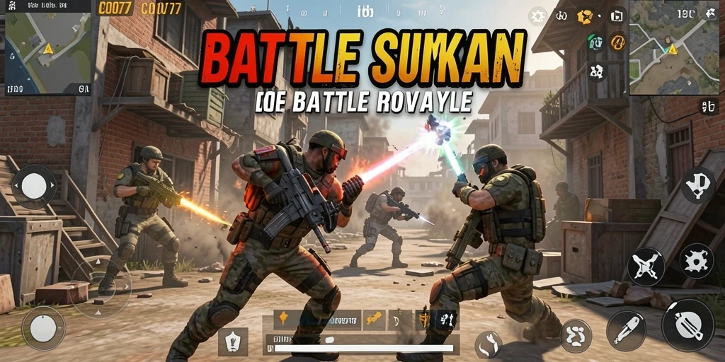 Tampilan gameplay C0077 yang mendebarkan dan kompetitif.