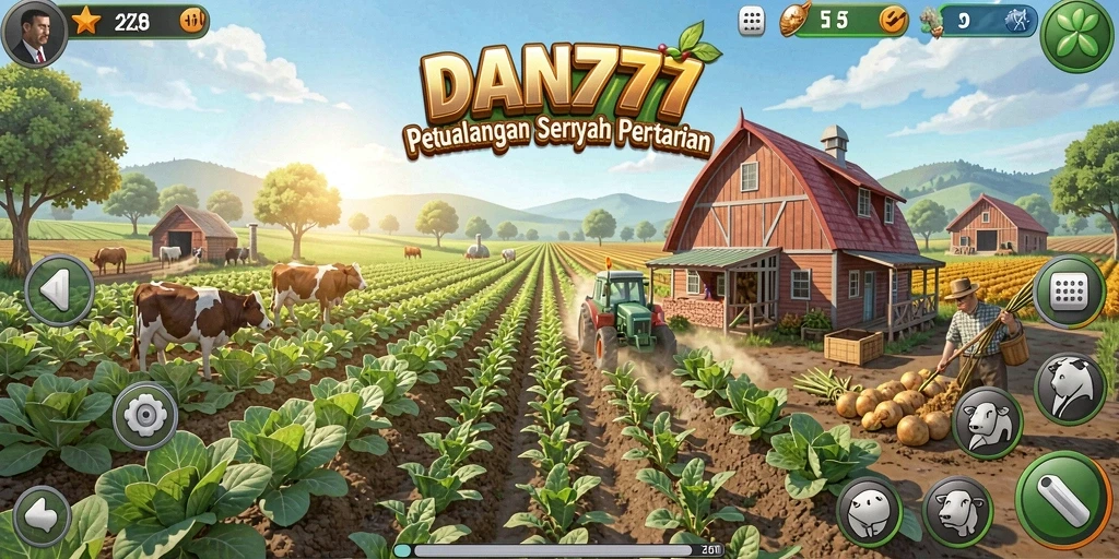 Tangkapan layar aksi seru gameplay pertanian di DAN777.