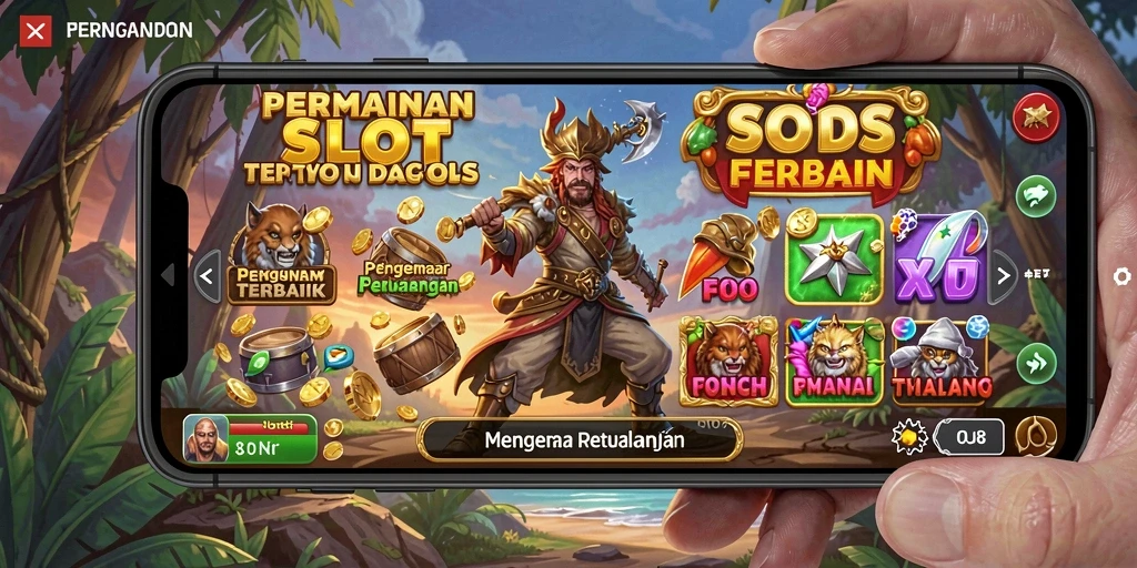 Tampilan menarik dari gameplay Slot F08 yang penuh warna.