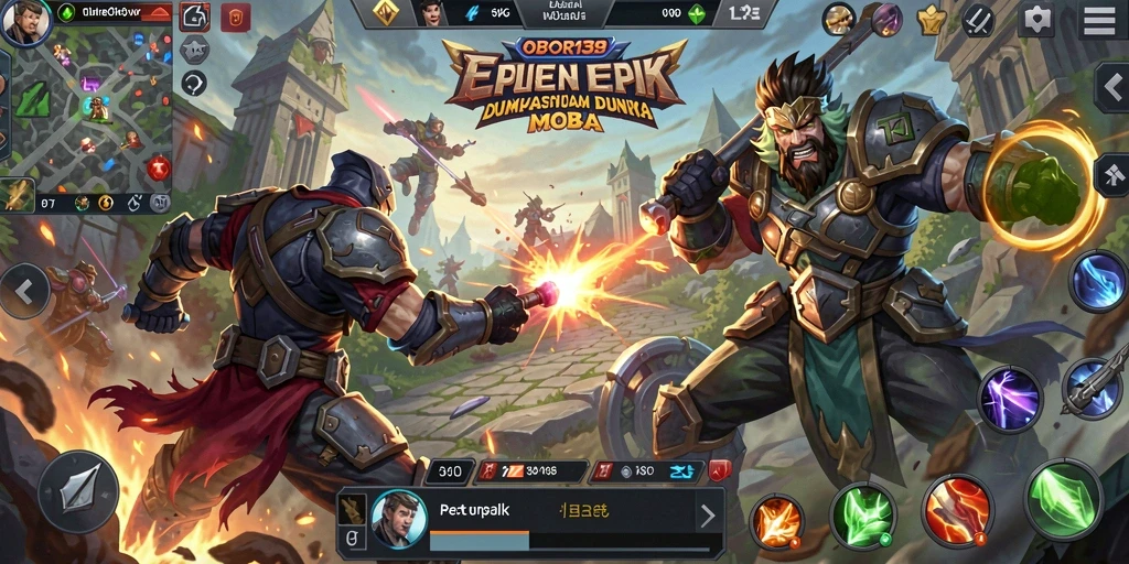 Tampilan gameplay seru dan kompetitif di OBOR138.