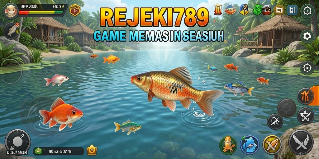 Tangkapan ikan yang besar dan seru di gameplay REJEKI789.