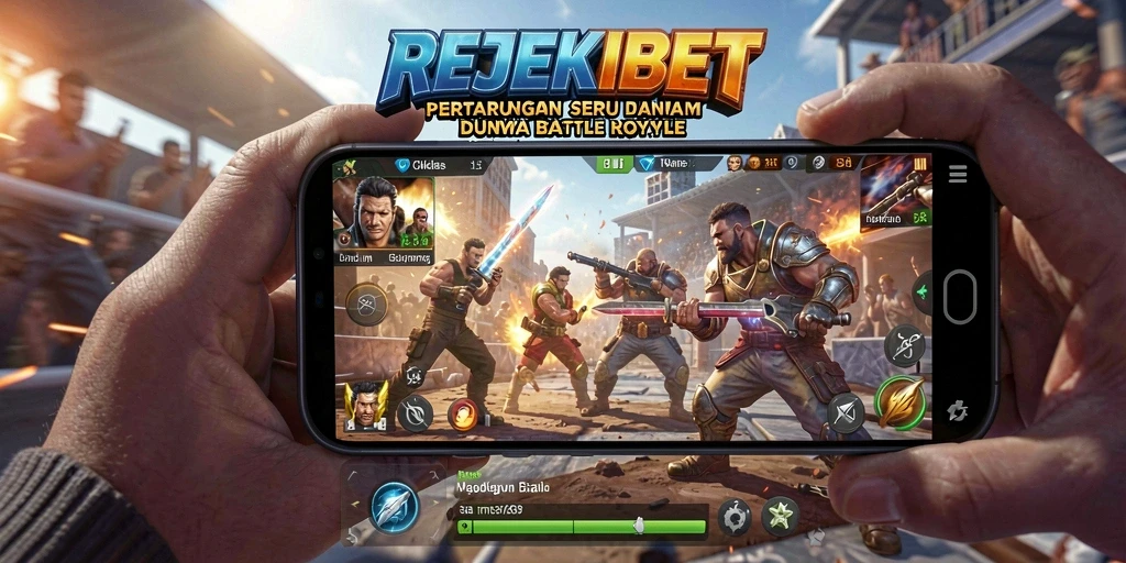Tampilan aksi seru dalam gameplay REJEKIBET yang memukau.